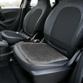 thumbnail image 4 of Grey Wool Car Seat Covers - 3 PCS Ultra-Soft Sheepskin Style Front Set, Universal Fit for Car, Truck, SUV & Office Chair, Warm Winter Seat Cushion Protector, 4 of 6
