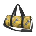 thumbnail image 1 of Fotbe White Wine Seamless Bolsa Deportiva de Lona Plegable con Estampado, Bolsa de Gimnasio con Bolsillo Seco/Húmedo, Bolsa de Viaje Ultraligera de Gran Capacidad, 1 of 6