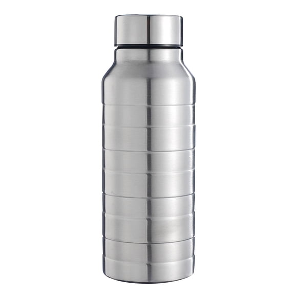 Vacuum Flask Outdoor Thermal Cup - 1 Pc Rolled Thread Stainless Steel Travel Mug with Twist Top Large Capacity Portable Water Bottle Coffee Sports Water Bottle Mug, 650ml