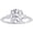 Platinum, variant on 1 to 6 Carat Round LAB GROWN Diamond Engagement Ring (AAAA Heirloom Quality) Platinum 1 Carat Size: 6