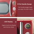 thumbnail image 5 of Galanz 0.7 Cu ft Retro Countertop Microwave Oven, 700 Watts, Red, New, 5 of 5