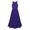 Purple, variant on YEAHDOR Kids Girls Chiffon Floral Lace Party Dress Cutout Back Flower Girl Dress Elegant Summer Princess Party Dress Black 8