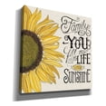thumbnail image 2 of Epic Graffiti 'Fill My Life With Sunshine' by Deb Strain, Canvas Wall Art, 26"x26", 2 of 2