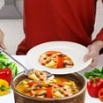thumbnail image 6 of 3 Pcs Cooking Utensils Set, 3-Piece Silver Stainless Steel Kitchen utensils set,Includes 1 Serving Spoon, 1 Slotted Spoon and 1 Soup Ladle, Serving Spoons for Buffet, Party, 6 of 6