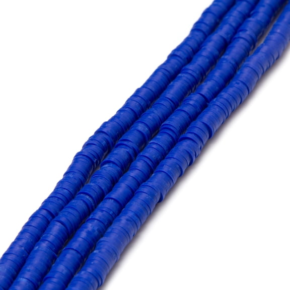 Cousin DIY Acrylic Disc Heishi Beads Strand, 7.5 inch, Blue, Unisex, p, Model# 69992053, 600  Pieces