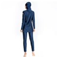 thumbnail image 3 of BKQCNKM Muslim Swimsuits for Women, Burkini Sets for Women, Full Body Swimsuit for Women, Hijab Swimsuits for Women, Full Body Rash Guard Women, Blue L, 3 of 4