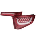 thumbnail image 2 of Ikon Motorsports Fits 14-17 Honda FIT JAZZ Full LED Light Bar Tail Lights Switchback - Red Clear, 2 of 5