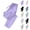 #03 Purple, variant on Women's High-Rise Cuffed Joggers – Multi-Sport Yoga Pants with Pockets & Soft Fabric, Pink S