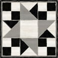thumbnail image 2 of Reed, Tara 15x15 White Modern Wood Framed Museum Art Print Titled - Black and  White Quilt Block XIII, 2 of 4