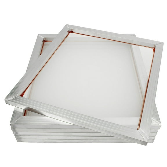 INTBUYING Aluminum Screen Printing Frame 16"x20" with 80 Mesh Fabric DIY Press Tool