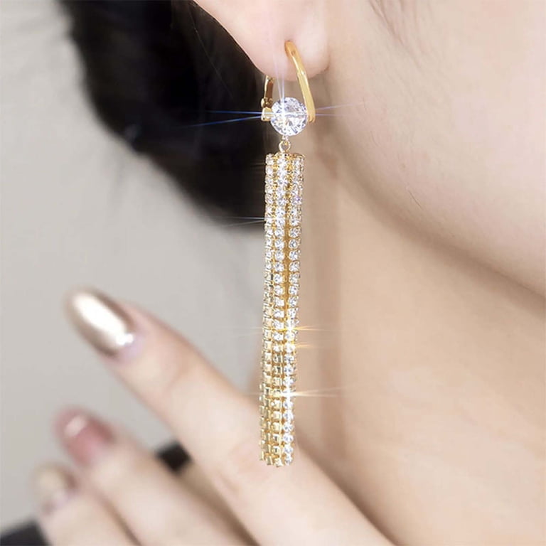 Openpig Clearance Long Tassel Earrings For Female Niche 