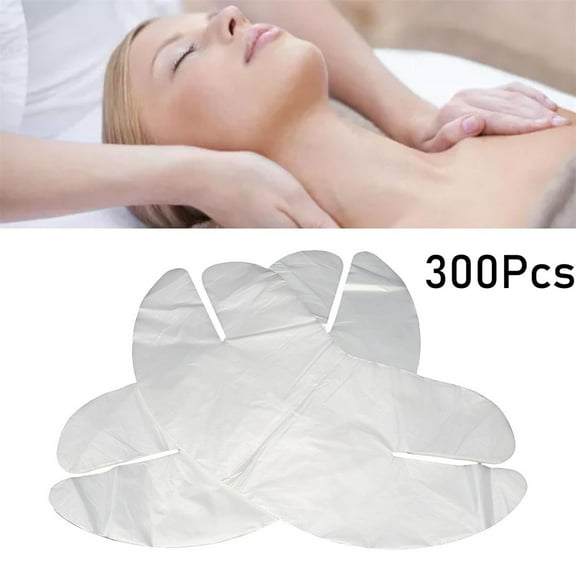 Tutuviw Neck Patches for Wrinkles Plastic Neck Mask for Lock in Moisture Disposable Neck Mask Neck Tightening Mask for Transparent Neck Sheet Beauty DIY Skin Care Moisturizing Firming(300 Pcs)