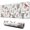 White Christmas Bird, variant on Long Mouse Pads for Desk,Red Christmas Tree Pattern Desk Mats on Top Of Desks, Desk Mouse Pad Extra Large with 3mm Non-Slip Base and Stitched Edge for Gaming,Office,Work,Home 31.5x11.8in