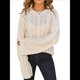 thumbnail image 1 of Suéteres de Mujer de Punto con Cuello Redondo, Informales, de Larga, Estilo Túnica de Otoño. Albaricoque L, 1 of 10