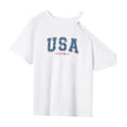 thumbnail image 3 of Camiseta para mujer, camiseta básica transpirable de verano para acampar, desplazarse, viajar, trabajar L, 3 of 7