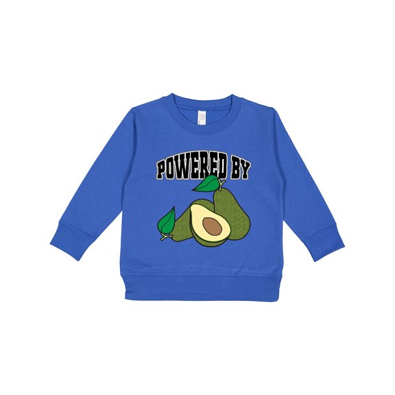 Inktastic Avocado Powered by Avocados Toddler Sweatshirt