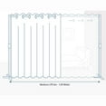 thumbnail image 5 of End2End Room Divider Kit - X-Large A, 8ft Tall x 14ft - 18ft Wide, Harbor Blue (Room, 5 of 6