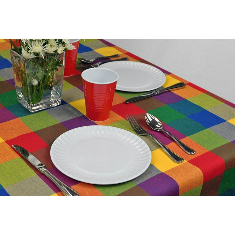 DII Picnic Plate Melamine Set of 12 White