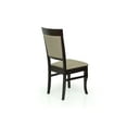 thumbnail image 7 of Set of 2 Classic Style Solid Wood Upholstered Ronda Dining Chairs, Kitchen Chairs, Wooden Living Room Chairs, Side Chairs, Armless Chairs, Espresso Color, 7 of 7