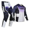 thumbnail image 2 of Willbros Motocross Jersey and Pants Combo Adult Offroad Riding Suit MX Gear Set Dirt Bike White Purple (Jersey XXL Pants 38), 2 of 5