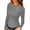 Bm-17 Dark Grey, variant on Anygrew Women Long Sleeve Top Casual Basic Slim Knit Ribbed T Shirt