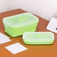 thumbnail image 4 of Collapsible, Portable Lunch Box, 350ml Silicone Food Container, Foldable BPA-Free Design for Office, School, Travel, 4 of 5