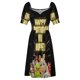 thumbnail image 4 of Happy Birthday You Muppet Birthday Vestido de manga corta vestidos para mujer vestidos para ocasis oficiales Ropa estética, 4 of 6