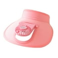 thumbnail image 3 of Sombreros de Visera Baoblaze con Ventilador Rosa Tres Configuraciones de Velocidad, 3 of 8