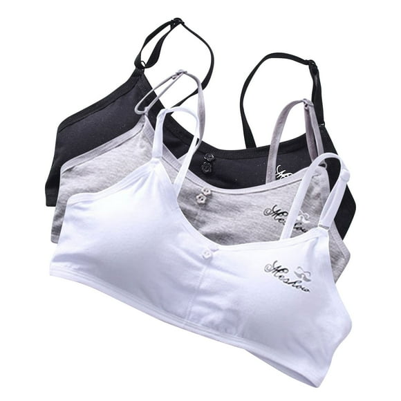 3Pc Kids Girls Underwear Bra Children Underclothes Undies Clothes