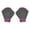 Dark Grey + Pink, variant on Pebbuoy 1 Pair Swimming Gloves Adjustable Men Women Aquatic Swim Training Glove Webbed Fitness Water Resistance Training Hand Fins Paddles Swimming Gear