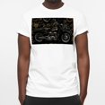 thumbnail image 3 of Motorcycle 100% Cotton White T-Shirt for Men - Classic Fit, Soft Fabric - Everyday Wear for Summer & Spring Comfortable & Stylish Design - Casual & Versatile Top for Men, 3 of 5