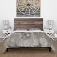 thumbnail image 2 of Designart 'Farmhouse Horse' Cottage Duvet Cover Set, 2 of 4