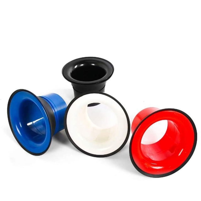 Amplificateur de Batterie Basses Rouges avec Protection de Trou - Booster de Son de Haute Qualité pour Percussion Western, Installation Facile, Design Compact et Durable pour Musiciens en Déplacement