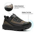 thumbnail image 3 of NORTIV 8 Men’s Lightweight Waterproof Hiking Shoes Breathable Leather Outdoor Casual Walking Shoes, 3 of 6