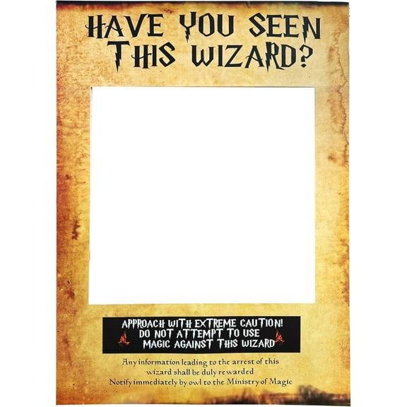 Have You Seen This Wizard Photo Booth Prop Wizard Inspired Photo Booth Frame Wizard Birthday Party Photo Booth Props for Wizard Theme Party Decorations