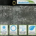 SilviShade Reflective Shade Cloth 80 (12' x 24') Sun Reflective