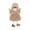 Coffee, variant on M Buder Angel with Wings Christmas Tree Pendants Ornament Plush Antlers Hanging Decor, Gray, 5.12 inches / 13 cm