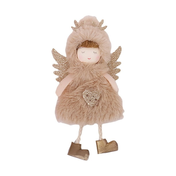 Widget Ángel con alas Colgantes Adorno Árbol de Navidad Colgante Signo Feliz Navidad Árbol de Navidad Decoraciones colgantes DIY Adornos de fiesta de Navidad Eccomum Widget