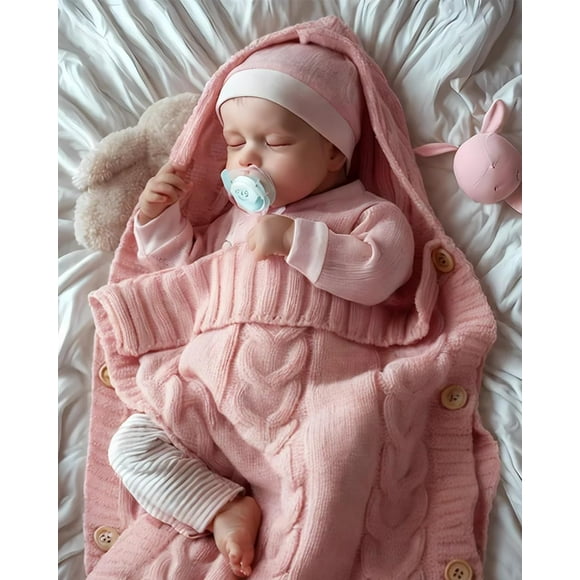 Muñeca Reborn JIZHI Relilike American Sleeping Girl, 45 cm