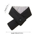 thumbnail image 3 of EGNMCR Smart Electric Heating Heating Scarf Female USB Charging Warm Heating Winter Neck Protector Sheath Bib a neckerchief, 3 of 5