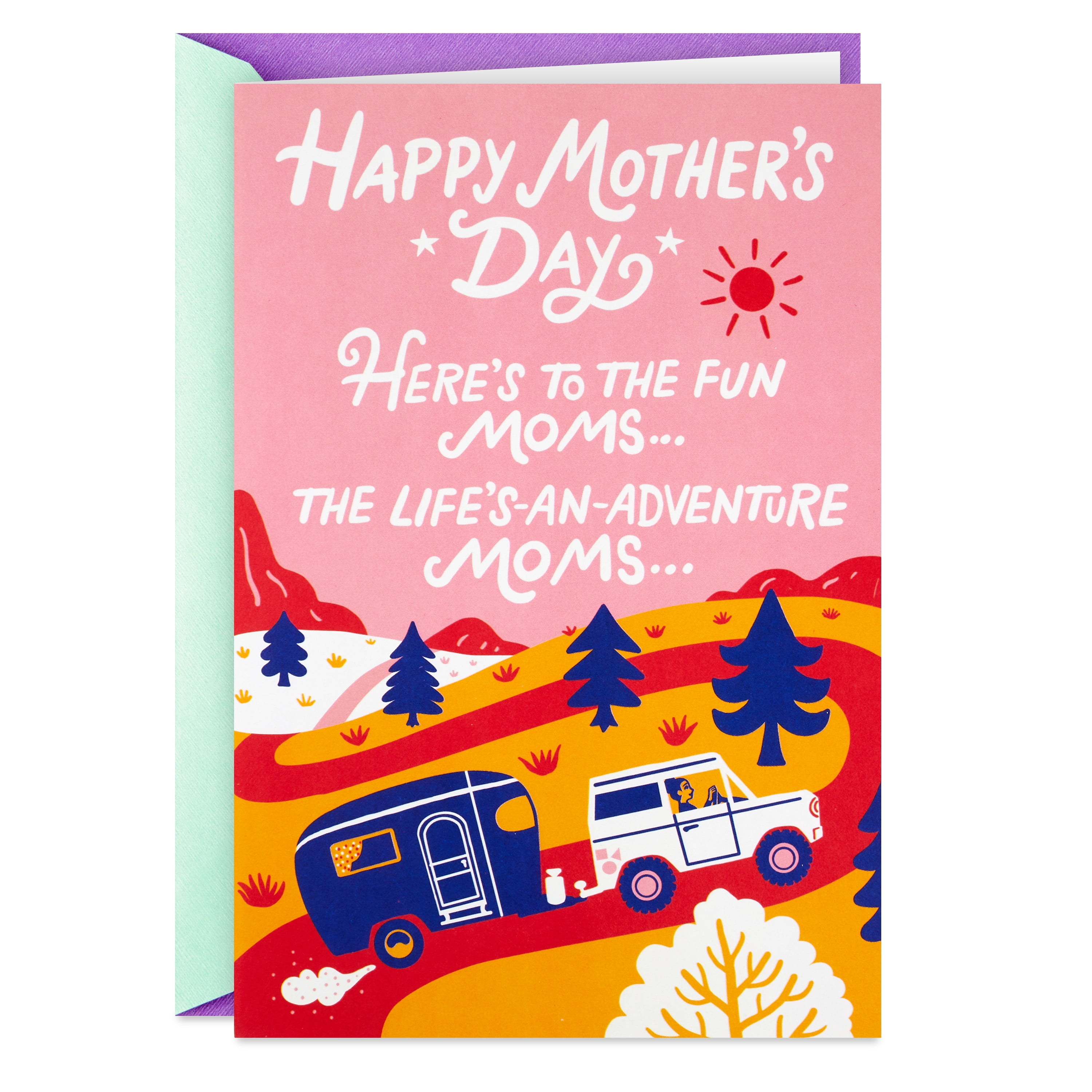 Hallmark Pop-Up Mother's Day Card (Here's to The Fun Moms)