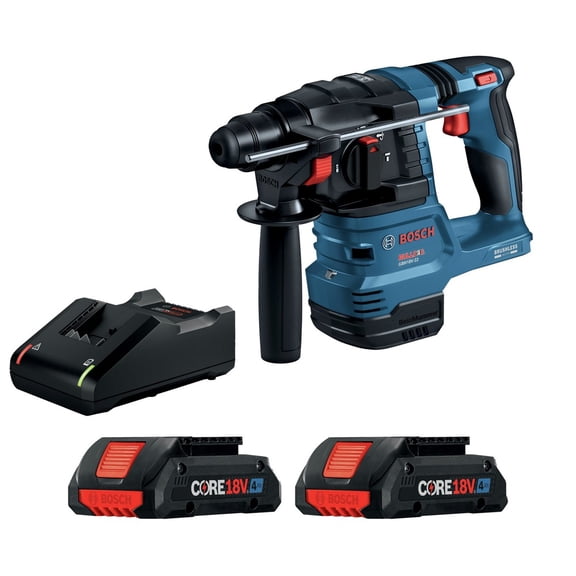 18V Brushless Lithium-Ion SDS-plus Bulldog 3/4 in. Cordless Rotary Hammer Kit (4 Ah)