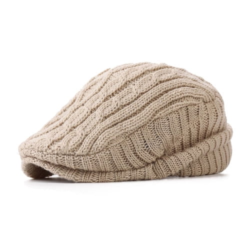 LShunze Retro Men Advanced Hat Newsboy Hat Adjustable Head