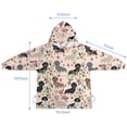 thumbnail image 7 of Dachshund and Flower Blanket Hoodies for Kids 6-13YR Oversize Wearable Blanket Hoodies for Boys Girls Teens, 7 of 7