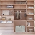 thumbnail image 5 of Unique Bargains Foldable Clothes Storage Bags with Handles Grey 27.5in*19.5*12in, 5 of 7