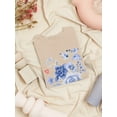 thumbnail image 3 of Artshine Blue Florals On Paper T-Shirt Women -Gabby Malpas Designs, Female XX-Large, 3 of 4