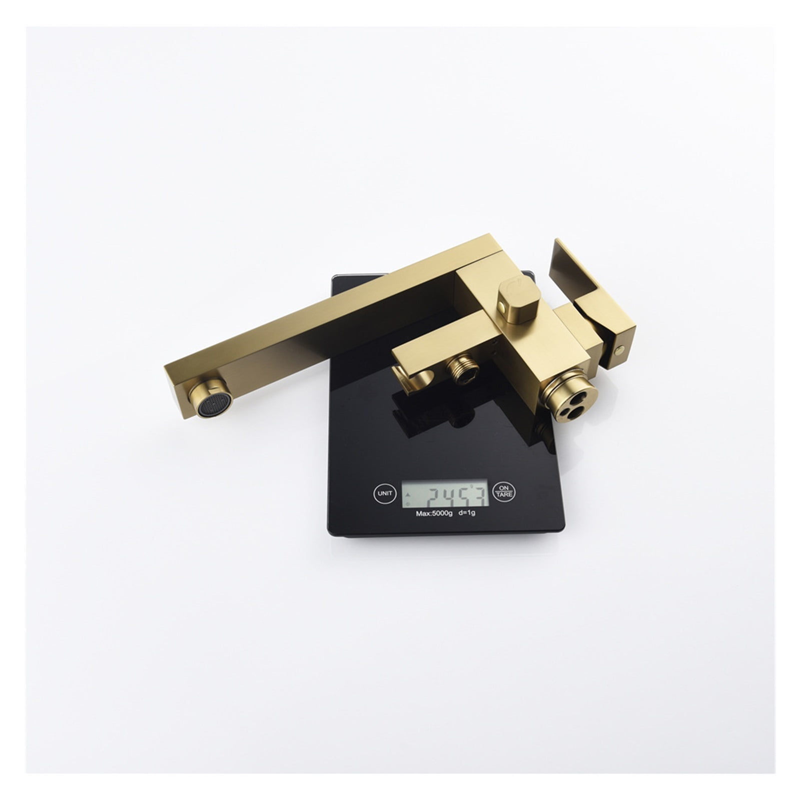 Bathroom Bathtub Faucet + Handheld Shower Free Standing Brushed Gold Luxury BathTub Mixer Taps Floor Mounted