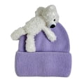 thumbnail image 1 of Gorro de invierno informal, cálido, suave y resistente al viento, accesorio de disfraz para hombres y mujeres, gorro de nieve Púrpura, 1 of 8