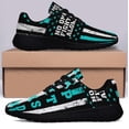 thumbnail image 3 of PTSD Awareness No One Fights Alone Shoes Sneakers for Women Men Black Size 9.5, 3 of 7