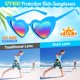 thumbnail image 3 of Gafas de Sol Infantiles GINMIC en Forma de Corazón Paquete de 24 para Fiestas, 3 of 7